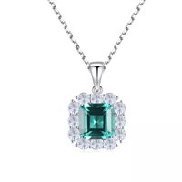 Collar Gaurosa Mujer Fantasy in Plata Smeraldo sintetico 0 Ct 10522110 - 10522110